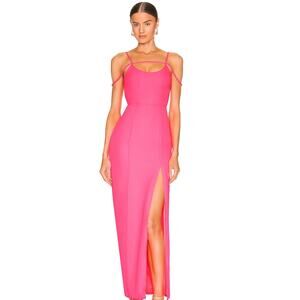 Superdown Vibrant Pink Midi Dress